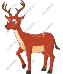  Adorable cartoon deer