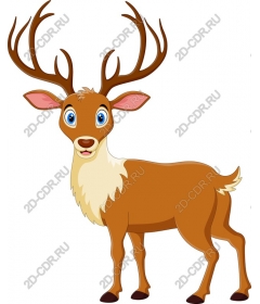  Adorable cartoon deer