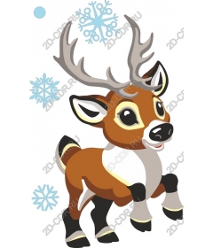  Adorable cartoon deer