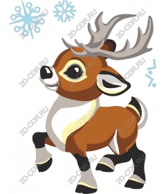 Playful deer