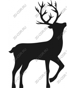  Stylized deer