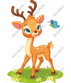  Adorable cartoon deer