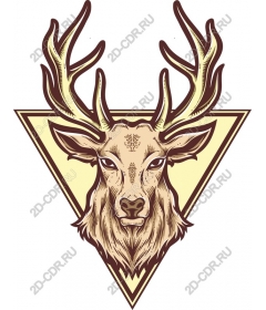 Majestic deer head