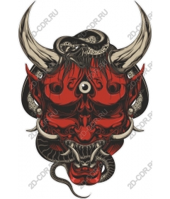 Mythical demon mask