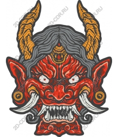 The Mask Of The Red Demon