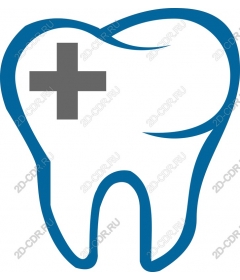 Icon of a tooth with a medical cross