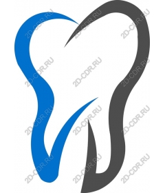  Stylized tooth