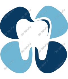  Dental care - Tooth blue