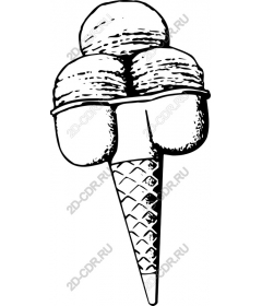  The classic ice cream cone