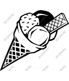 The classic ice cream cone