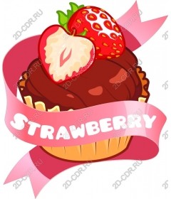 Strawberry cupcake
