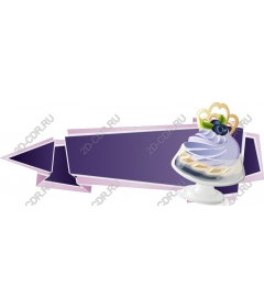 Whipped dessert with lavender