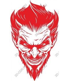  Face Red Devil