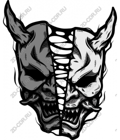 The Mask Is Two-Faced Demon