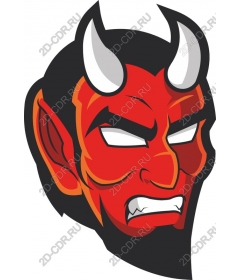  Fierce face of the devil