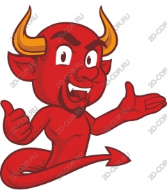 Playful Red Devil