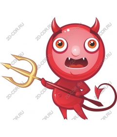  Cute cartoon devil