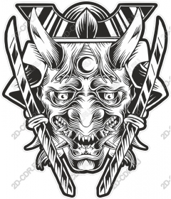  Demon mask-samurai