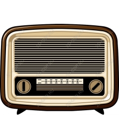 Vintage retro radio