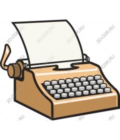 Vintage typewriter