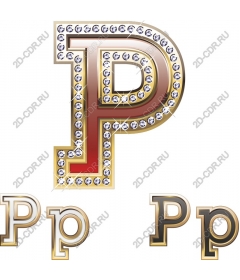  Dazzling the letter P