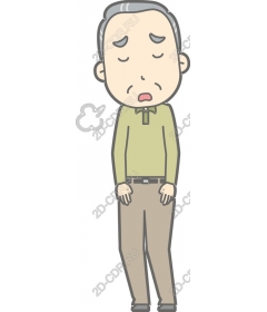  Caring elderly man