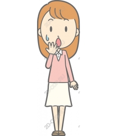  Surprised young woman
