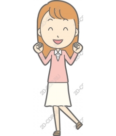 Cheerful young woman