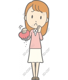  Concerned woman