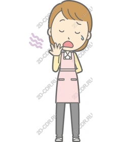  Cooking for comfort: the Woman in pink apron