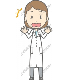 Fun cartoon doctor