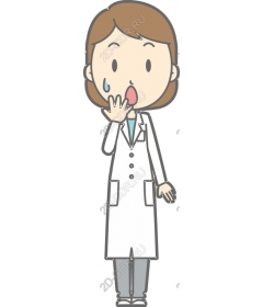  Surprised female doctor