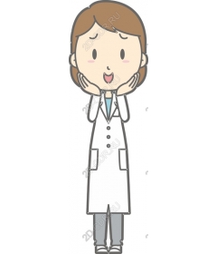  Charming young female doctor