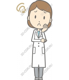  Concerned female doctor