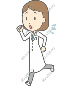  Energetic female doctor
