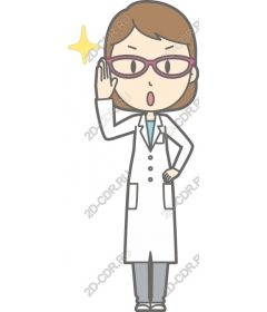  Confident female doctor