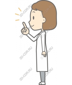 Cheerful female doctor