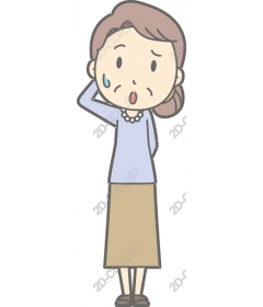  Concerned woman