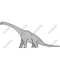 Majestic long-necked dinosaur