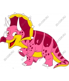 Pink Triceratops