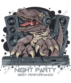  The slumber party: Best performance — Dinosaur DJ