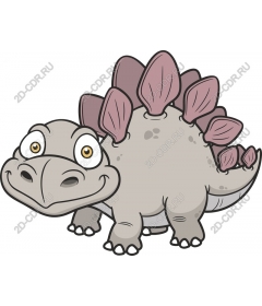  Adorable cartoon stegosaurus