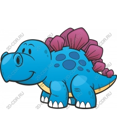  Adorable blue dinosaur