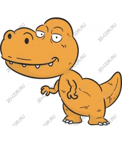  Игривый мультяшный T-Rex