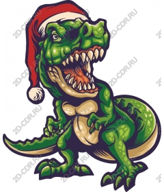  Santa Dinosaur