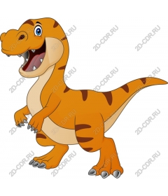 Мультяшный динозавр T-Rex