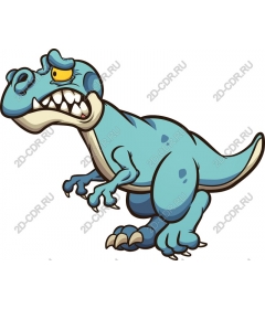  Игривый мультяшный T-Rex