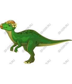  Cute green dinosaur