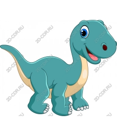  Cute cartoon dinosaur