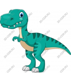  Игривый мультяшный T-Rex